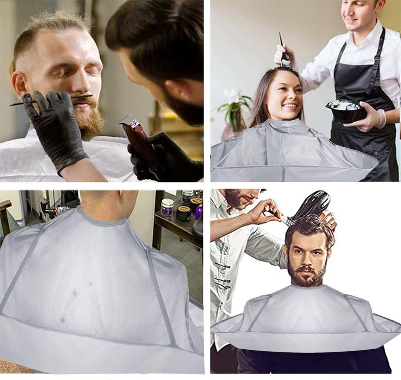 MAFENT Hair Cutting Cape - Barber & Salon Cape with Hair Catcher - Image 4